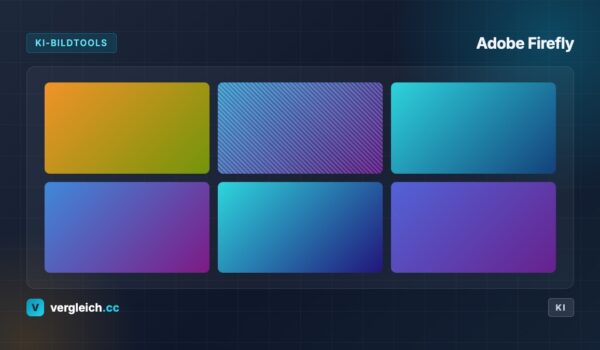 Adobe Firefly, KI-Bildtools: stilisierte Bildbearbeitung, KI-generierte Grafik | vergleich.cc