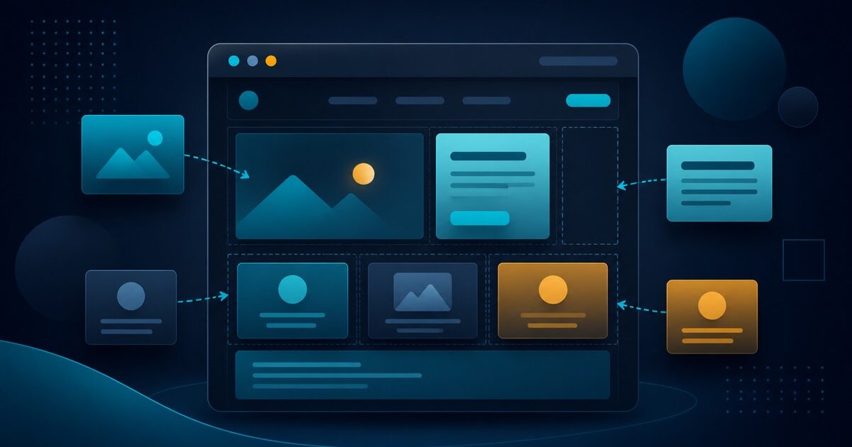 Illustration zum Testbericht über Framer, Kategorie KI-Produktivität | vergleich.cc