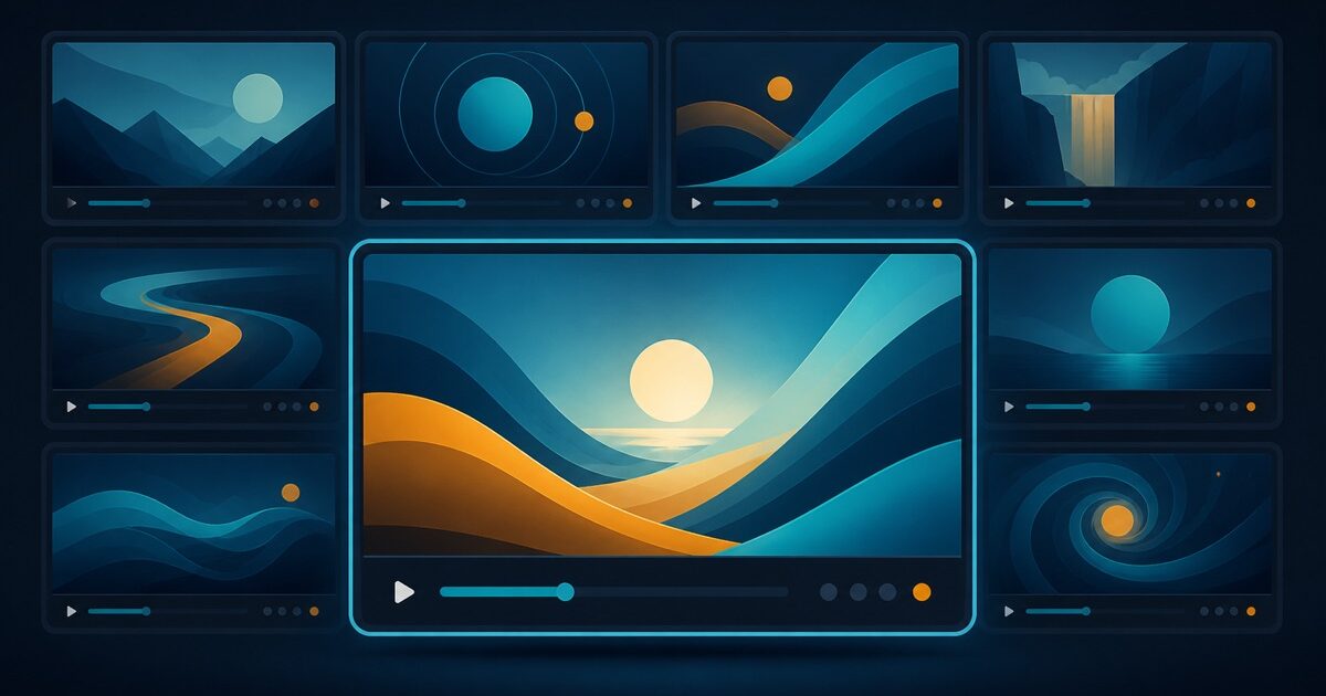 Illustration zum Toolvergleich KI-Videogeneratoren, Kategorie KI-Video | vergleich.cc
