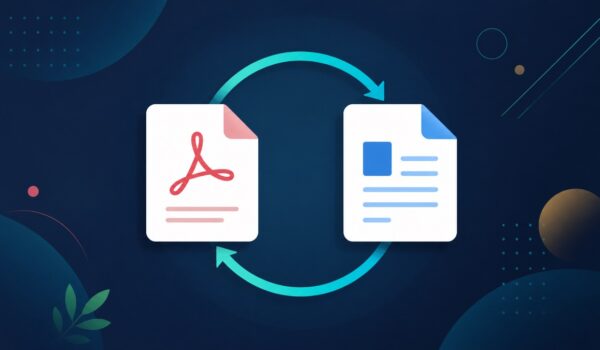 Illustration zum Ratgeber PDF in Word umwandeln, Kategorie KI-Ratgeber | vergleich.cc