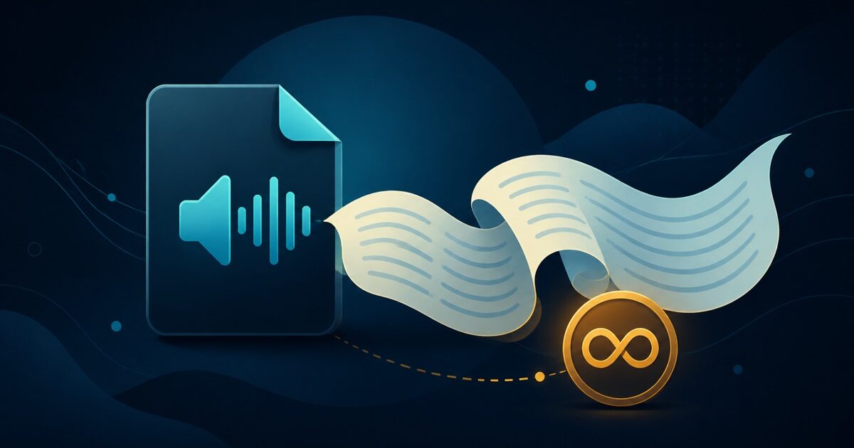 Illustration zum Erfahrungsbericht zu TalkNotes, Kategorie KI-Audio und Musik | vergleich.cc