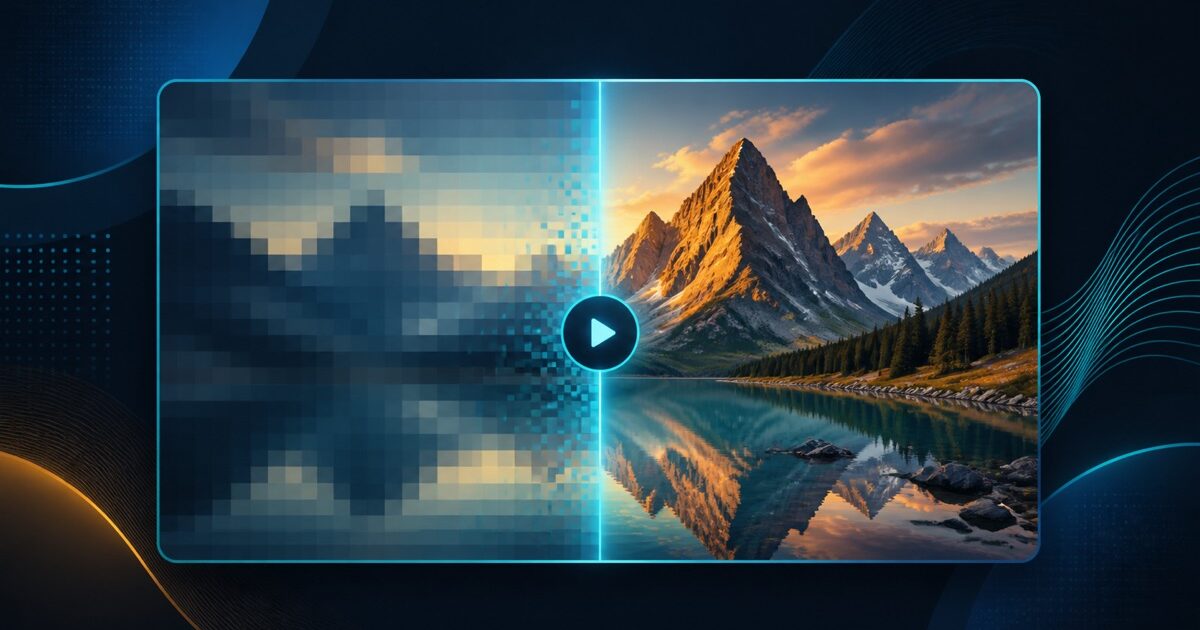 Illustration zum Erfahrungsbericht zu Topaz Video AI, Kategorie KI-Video | vergleich.cc