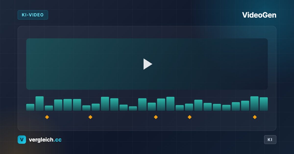 VideoGen, KI-Video: stilisierte Videobearbeitung, KI-generierte Grafik | vergleich.cc
