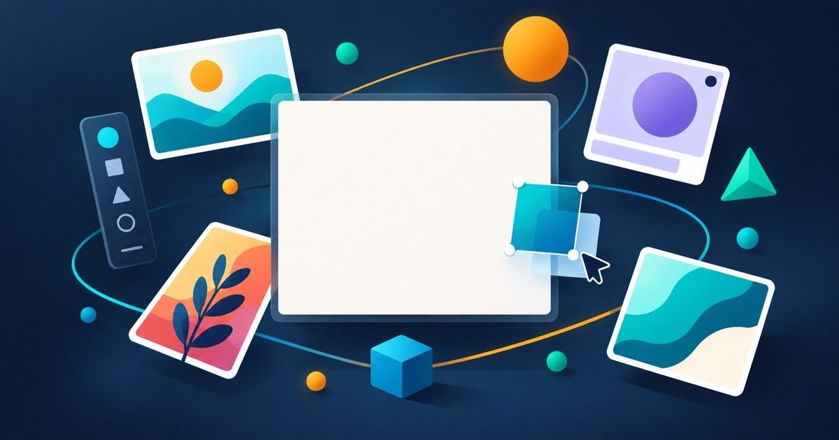 Illustration zum Erfahrungsbericht zu Canva, Kategorie KI-Bildtools | vergleich.cc